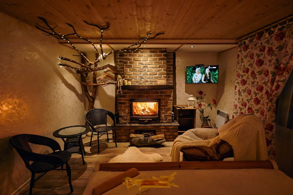 Домик 1 для двоих с баней и бассейном