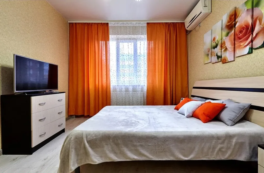 Квартира Апартаменты Оранж с диваном в кухне-гостиной — аренда посуточно в Яблоновский