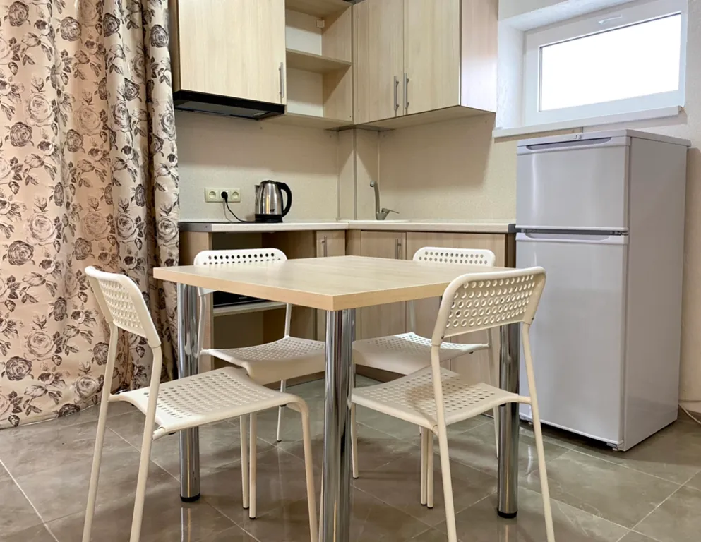 Семейная студия с террасой 1 этаж