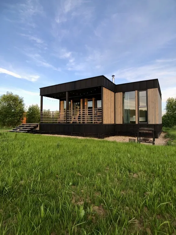 Коттедж Дом с панорамными окнами — Можайск