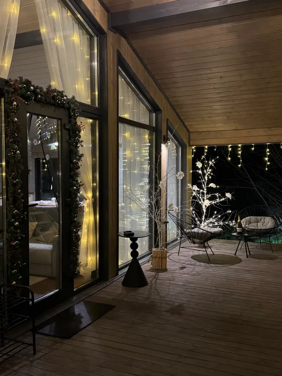 Уютный дом с чаном и баней