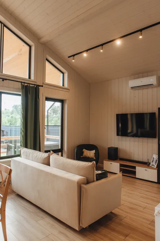 Коттедж Красивый дом с сауной, джакузи, сапбордами — Павловский Посад