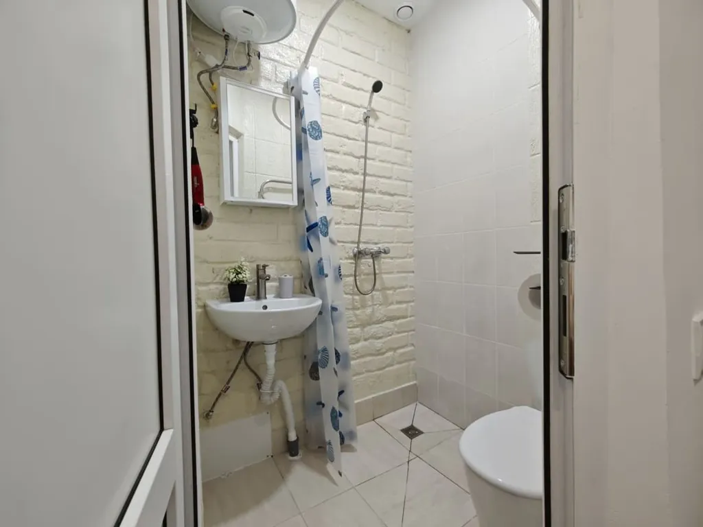 Уютная студия на двоих гостей с кроватью-трансформером