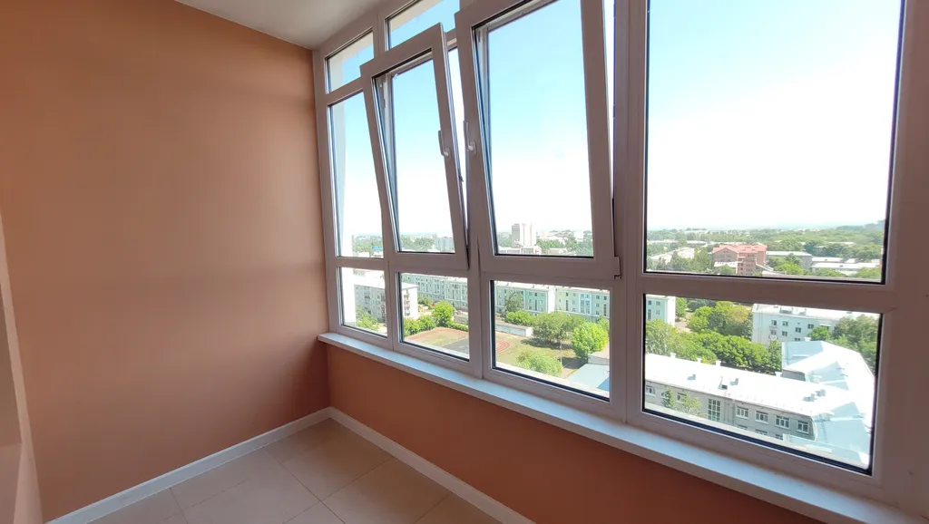 Просторная квартира студия с шикарным видом на город