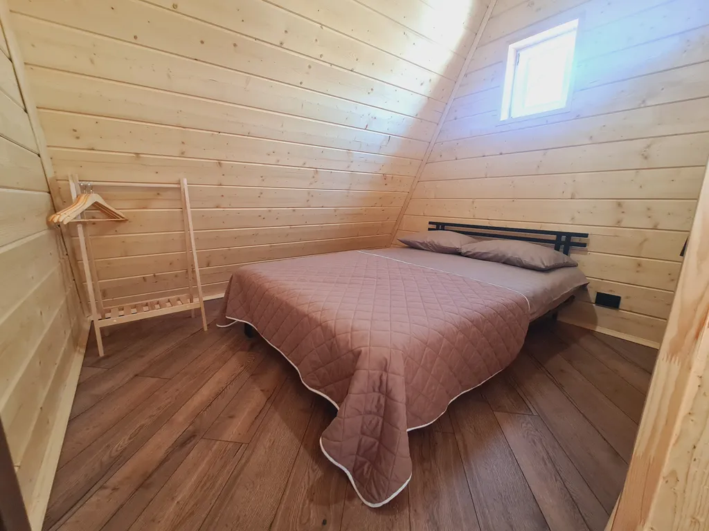 Дом 60m2 — чан, кухня-гостиная, размещение до 6 человек