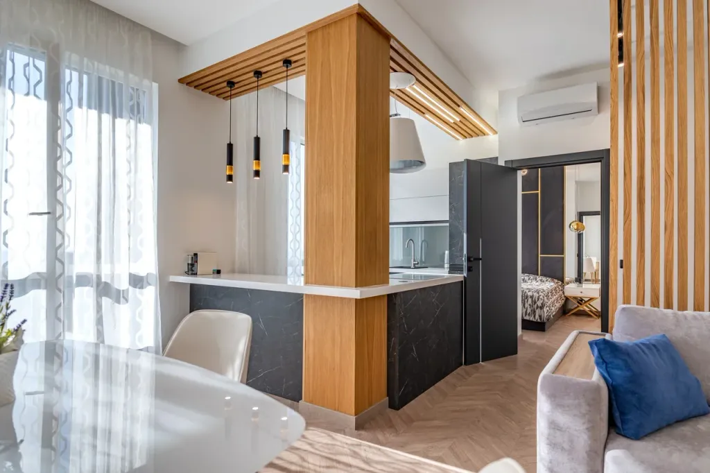 2х комнатные апартаменты с прямым видом на море