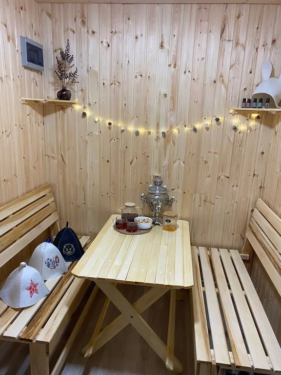 Уютный домик в центре города с русской баней на дровах