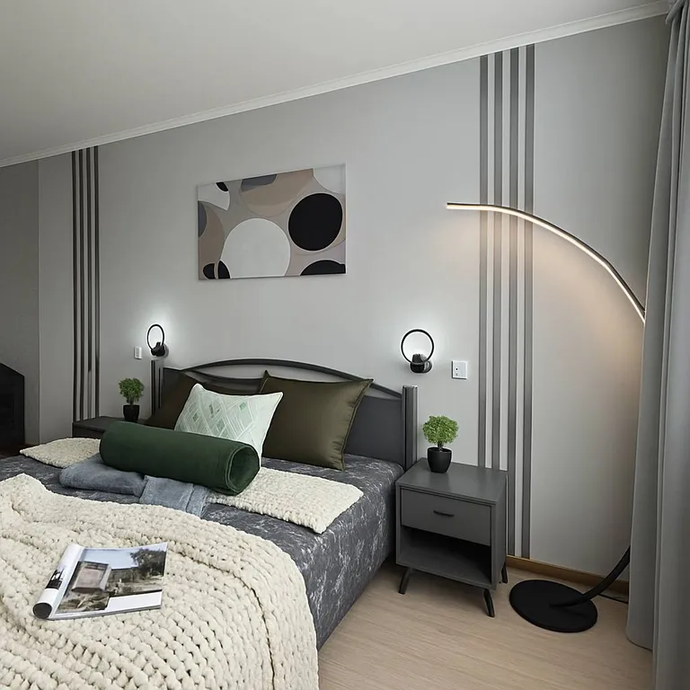 Апартаменты с балконом на 8 этаже