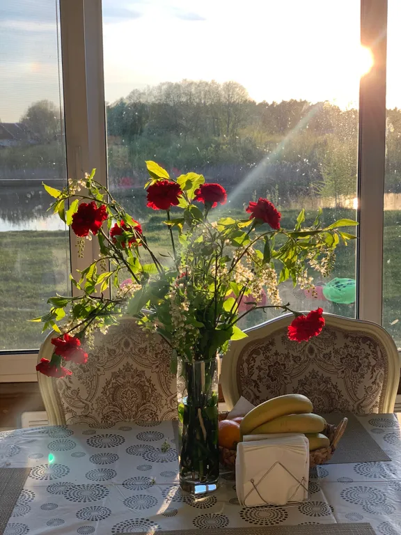 Уютный дом на берегу реки