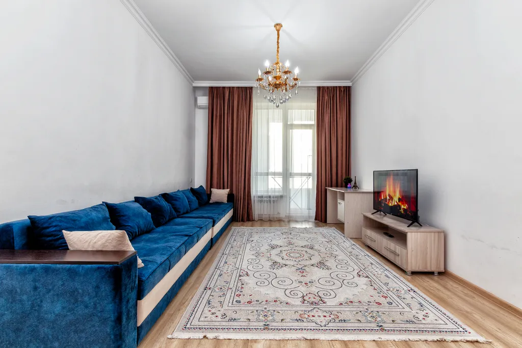 Уютная трёхкомнатная квартира с тремя двухспальними кроватями