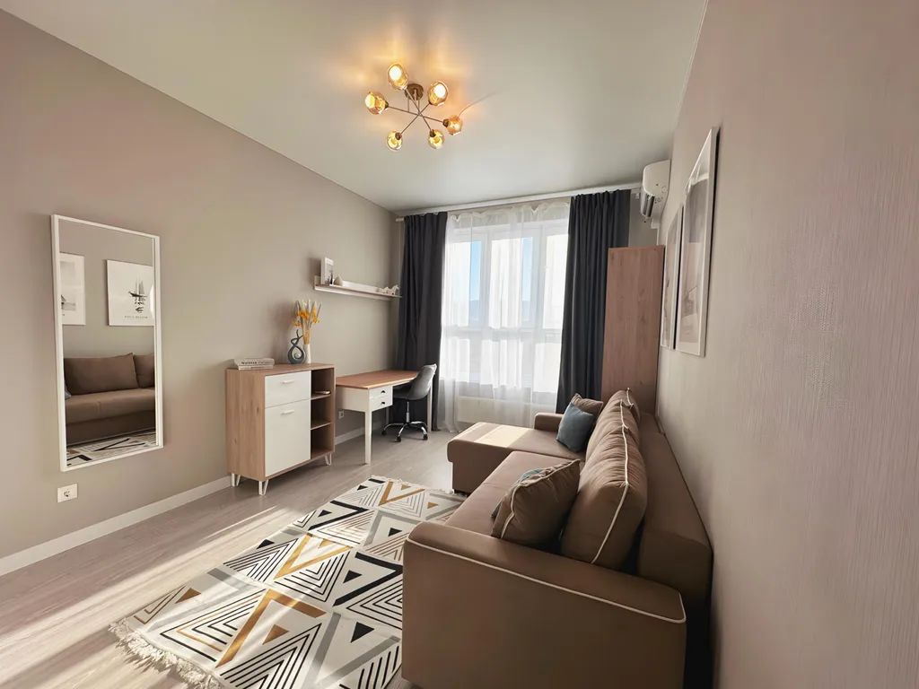 Стильная 2-комнатная квартира для большой компании