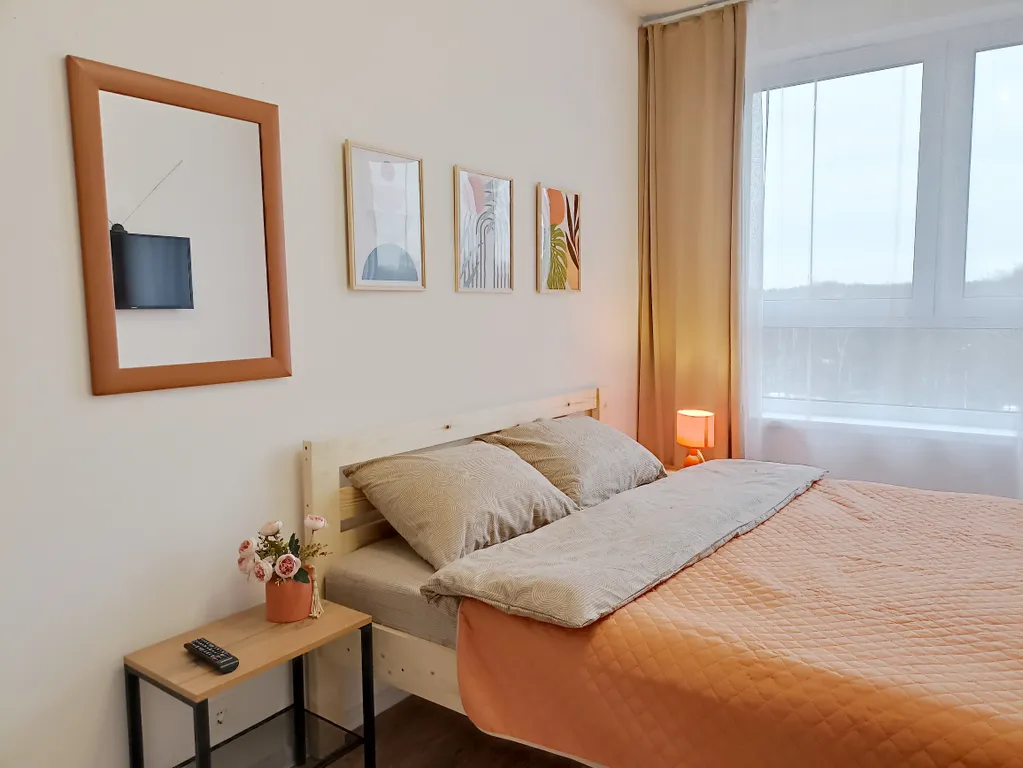 Просторная квартира с 2 спальнями у МРНЦ Цыба и Росатома