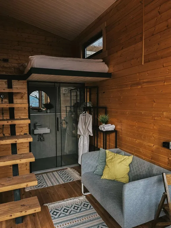 Дом Дуплекс в загородном комплексе с подогреваемым чаном