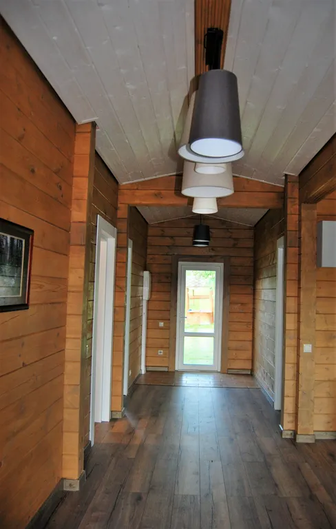 Дом из клееного бруса с панорамным видом