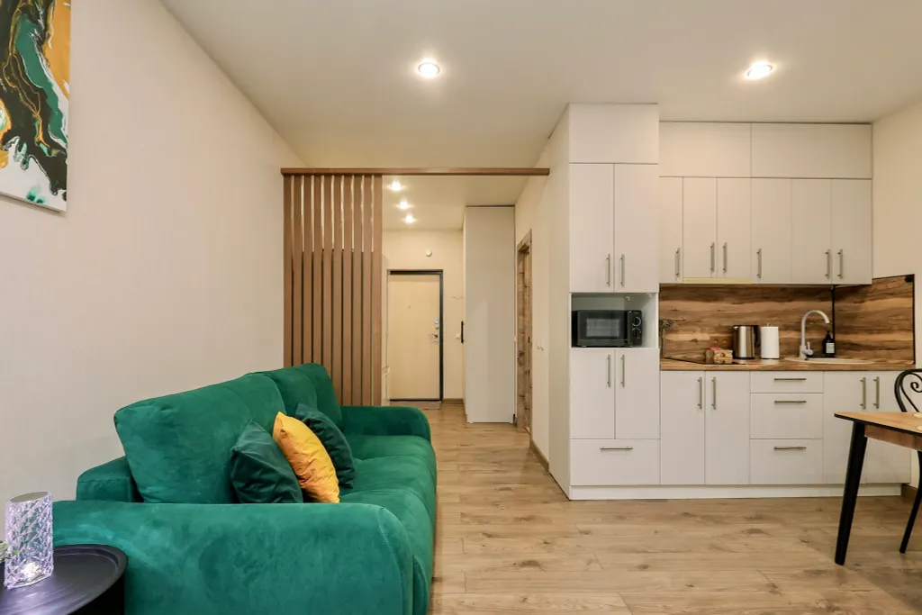 4 Угла: Студия в новом  ЖК РИВЬЕРА, вблизи достопримечательностей