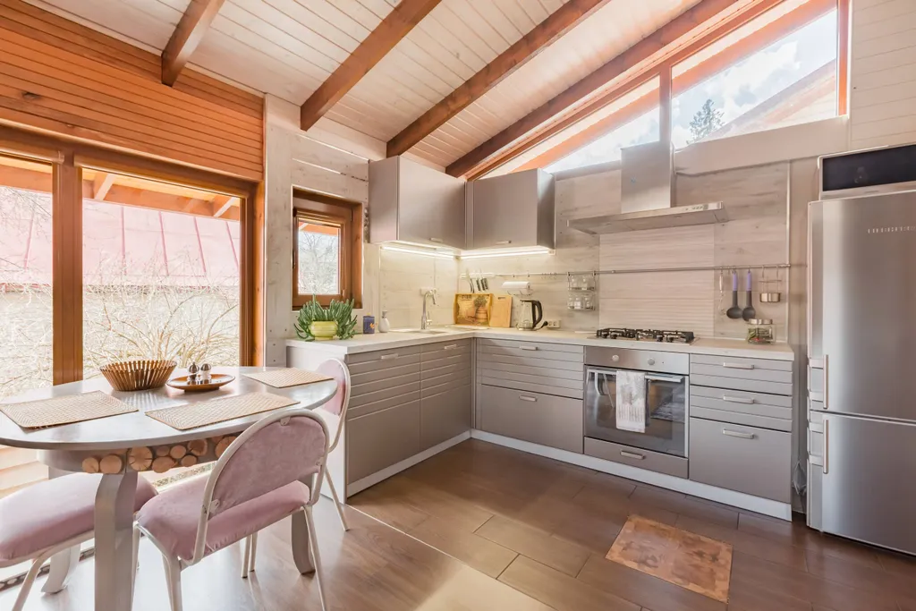 Шале в тихом месте с горными видами