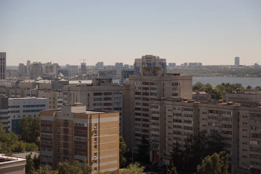 Квартира Квартира с замечательным видом на город, в 15 минутах от центра города — Казань