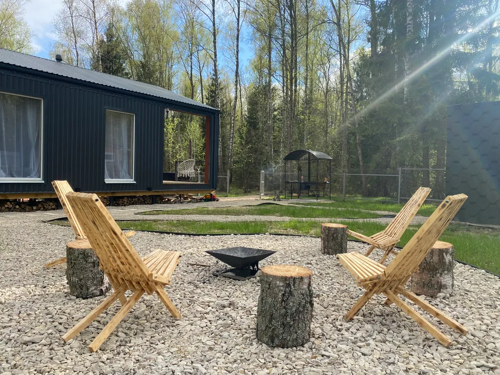 Гостевой дом у леса с чаном и сауной