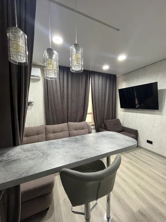 Квартира-студия с видом на горы возле море и лечебницы Мацеста