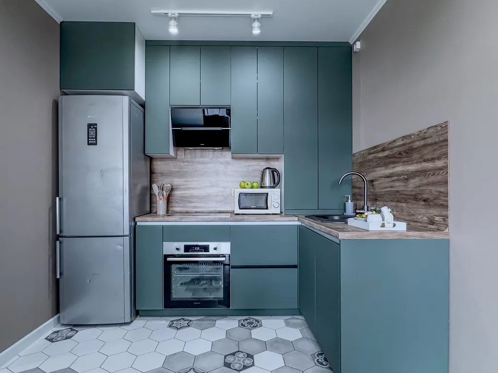 Квартира с евроремонтом, вид на город и реку