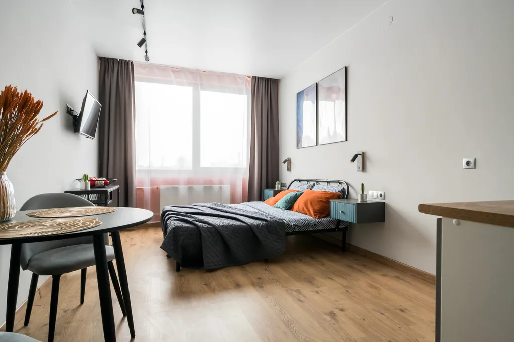 Квартира Квартира Студия в ЖК Кировский Авенир у метро Автово — Санкт-Петербург