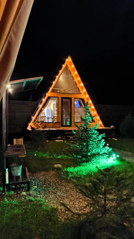 Шале в стиле Афрейм с индивидуальной территорией