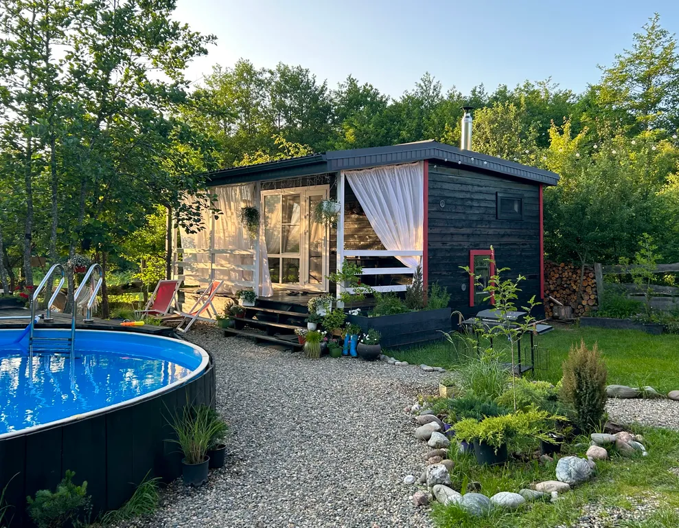 Коттедж Уникальный дом-баня с собственной террасой — аренда посуточно в Хамышки