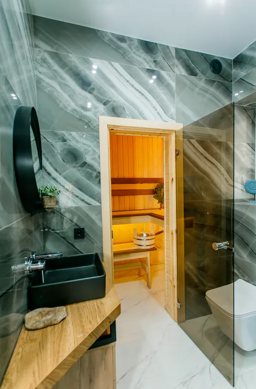 Дом у моря в Сочи с бассейном, камином на дровах и сауной