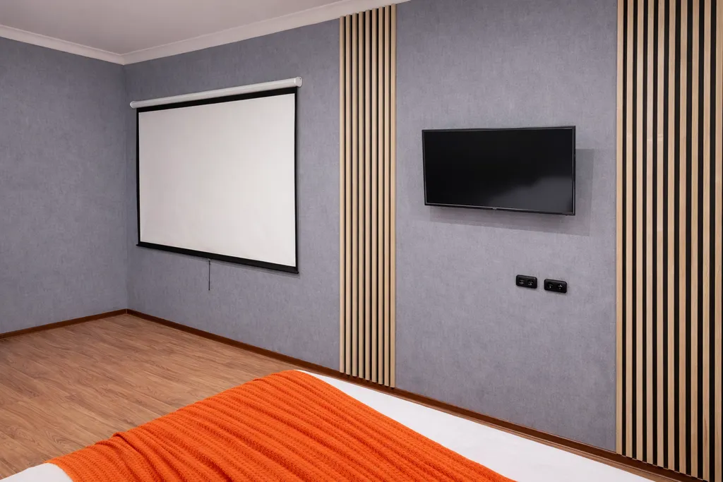 Просторные апартаменты с домашним кинотеатром