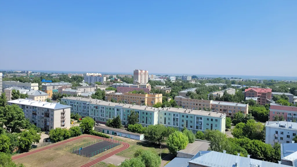 Просторная квартира студия с шикарным видом на город