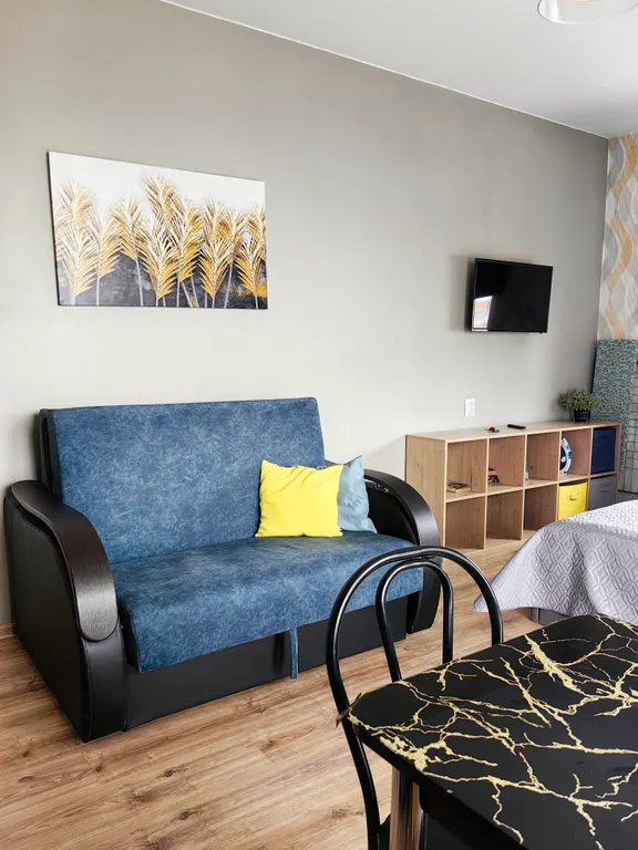 Уютная студия с красивым видом на реку