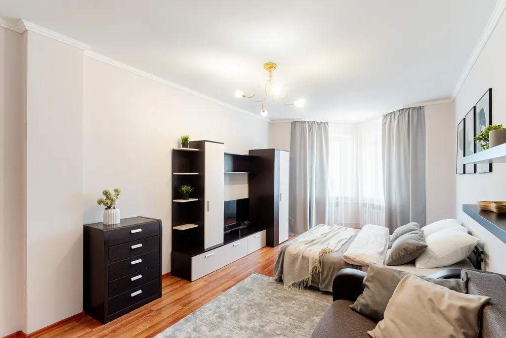 Светлая квартира для 4 гостей с полной комплектацией