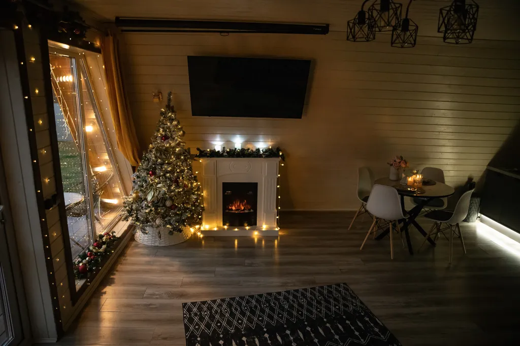 Дом А-фрейм с баней