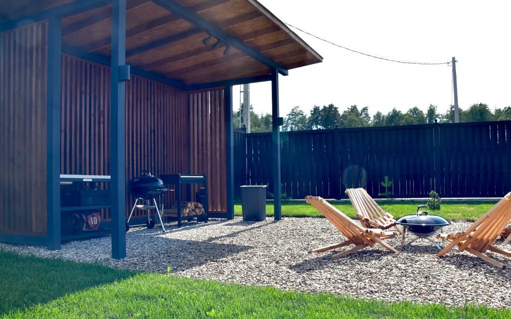 Уютный барнхаус Daсhа Beketovо с панорамными окнами