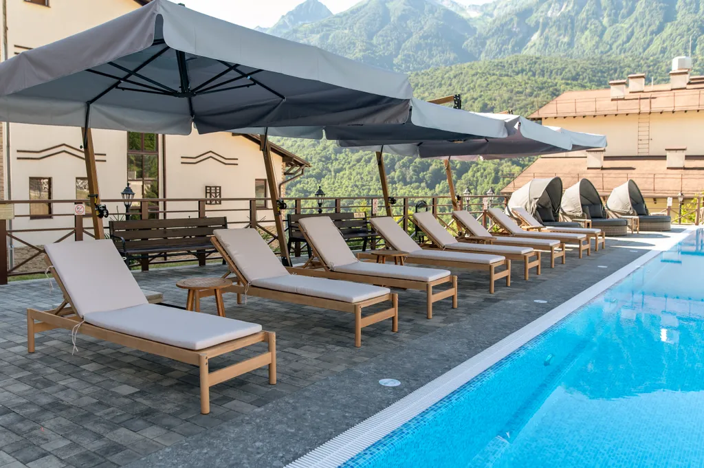 Двухкомнатные апартаменты с 2 балконами, 2 этаж, гамак