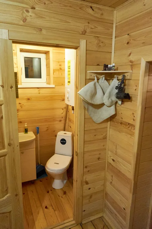 Двухэтажный дом с сауной