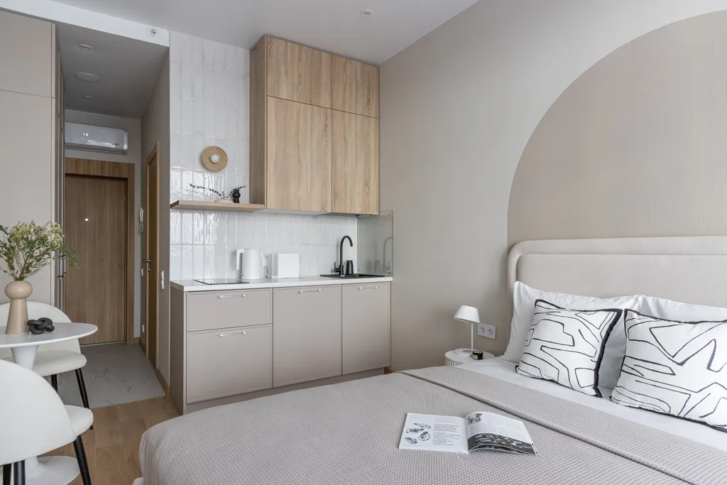 Уютная студия у моря с видом на залив 809