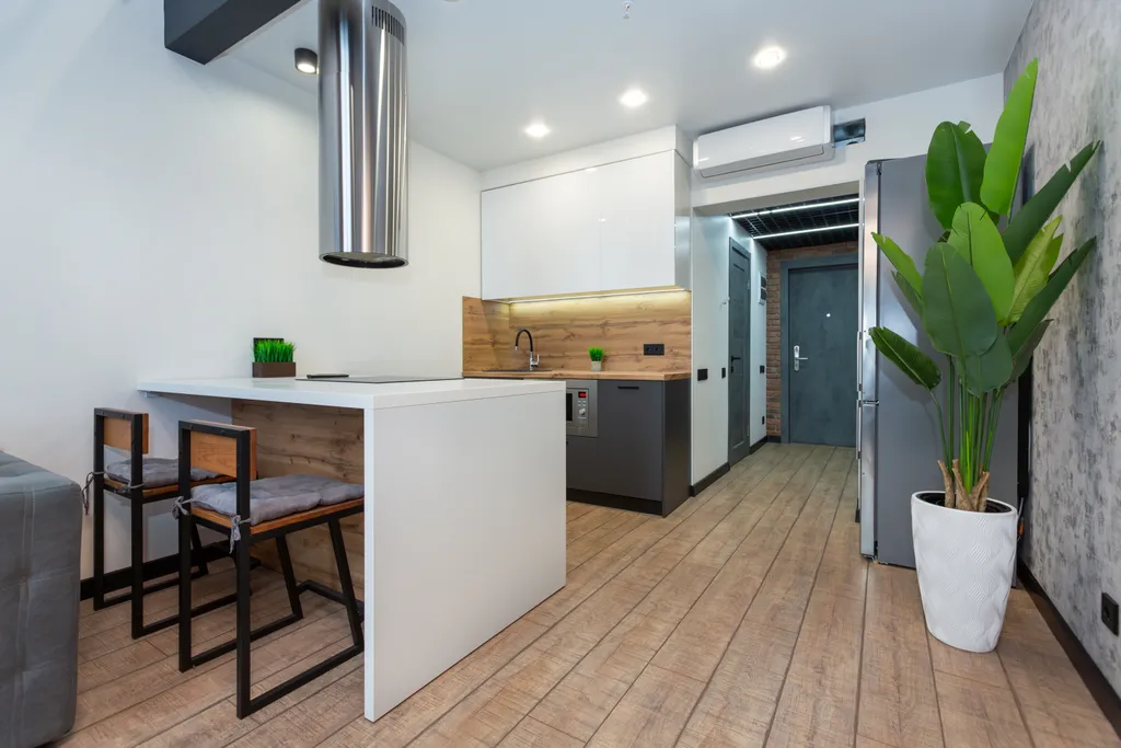 Двухуровневая студия в ЖК "Резидент"