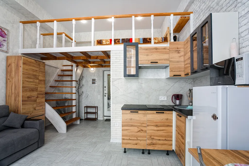 Новая двухуровневая студия в Алупке