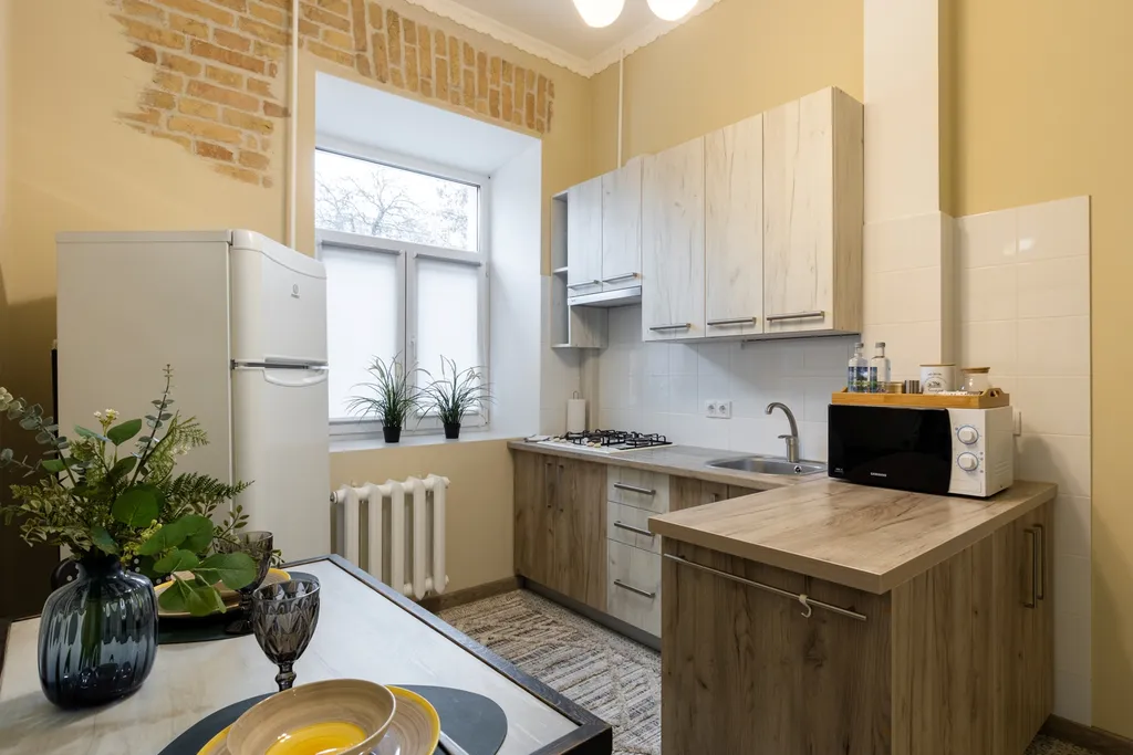 Светлые апартаменты в центре