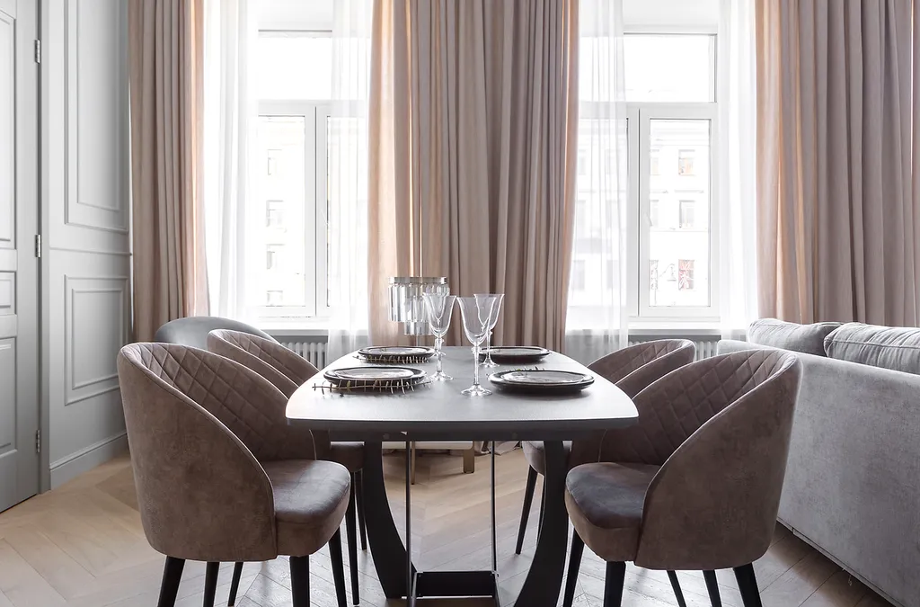 Апapтаменты с новым дизайнeрcким рeмонтом, пaнopамным видом на Невcкий