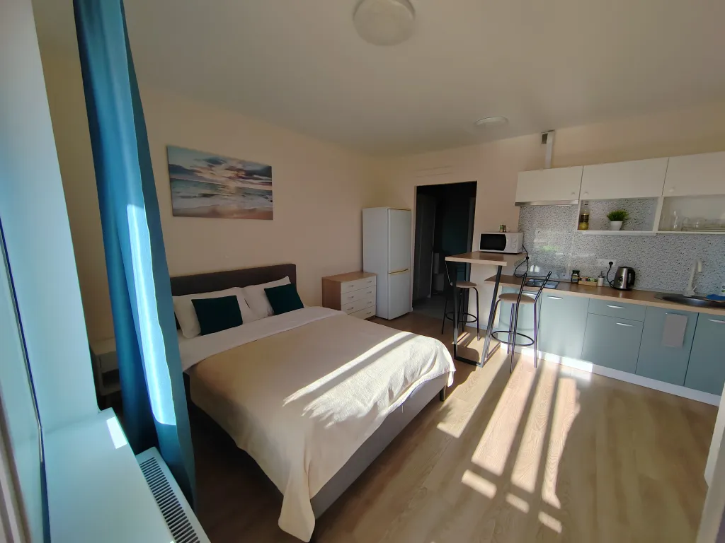 Квартира-студия с красивым видом