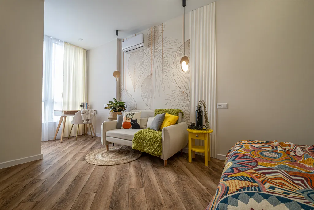 Теплая атмосферная квартира