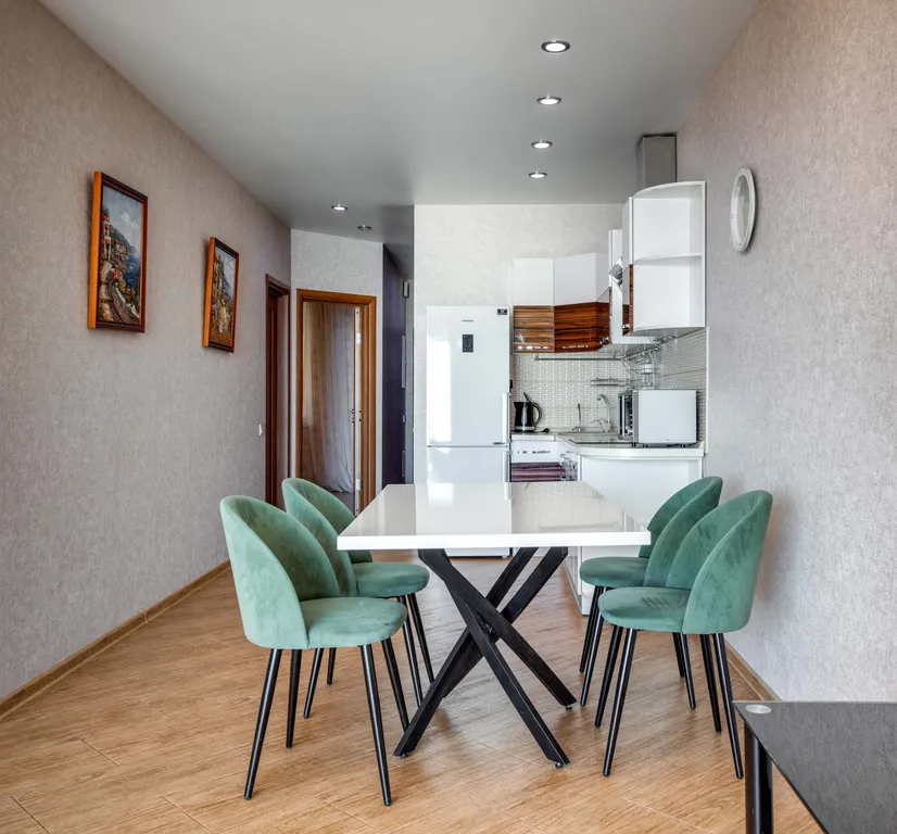 Квартира с видом на море, две спальни и гостиная