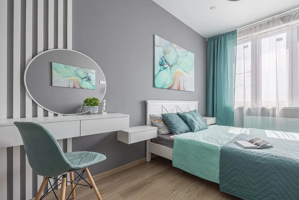 Видовая 1-комнатная квартира в ЖК Цветы