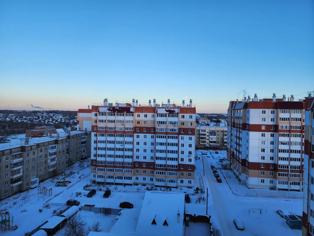 Уютная студия с видом на город рядом с вокзалом