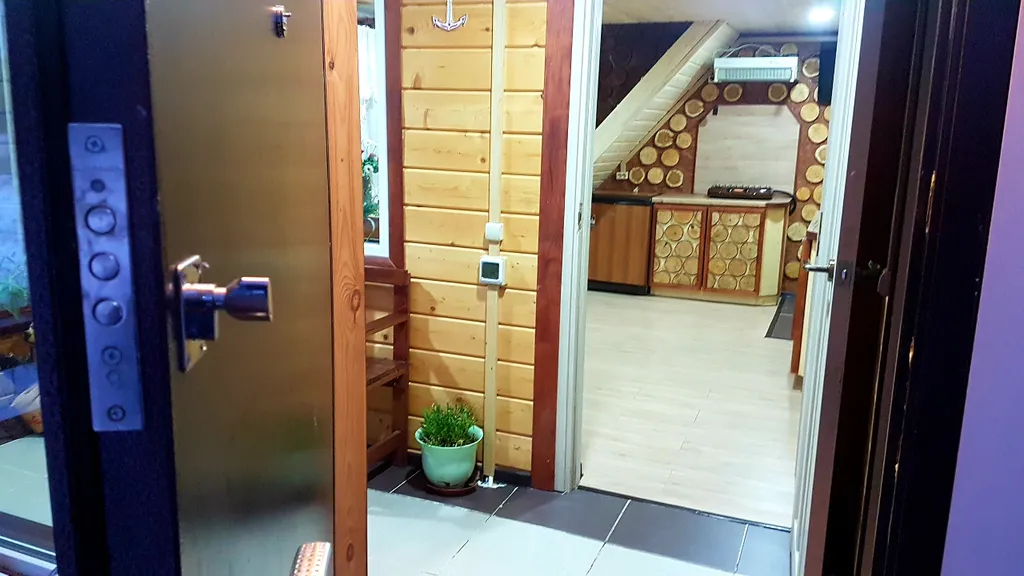 Дом Лесной с баней и купелью базы «Онегинхутор»»