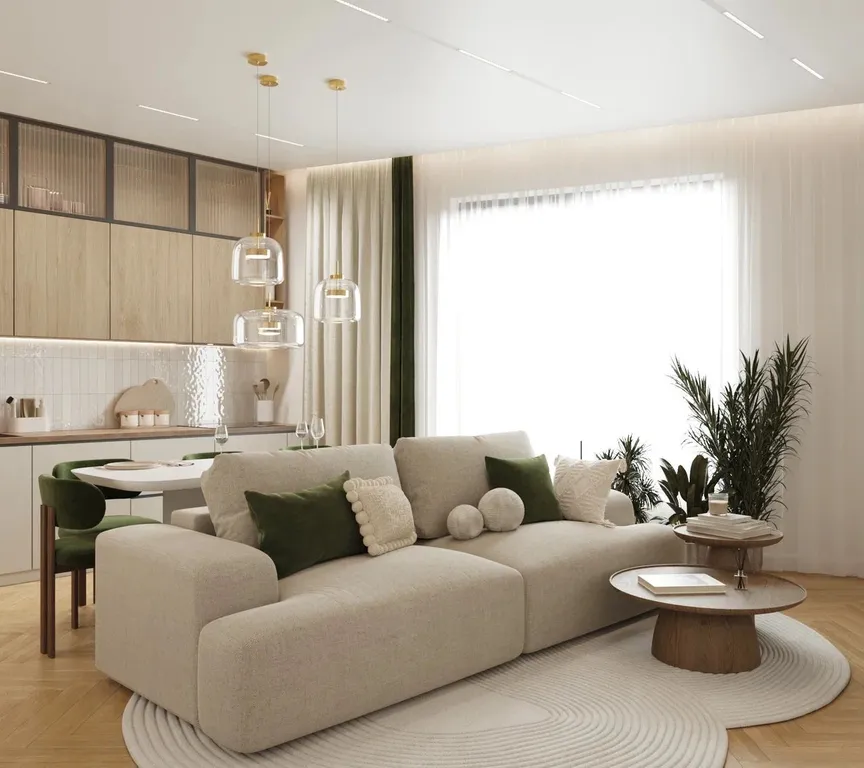 Квартира Дизайнерская евро 2-комнатная квартира в жк бизнес-класса forst — Москва