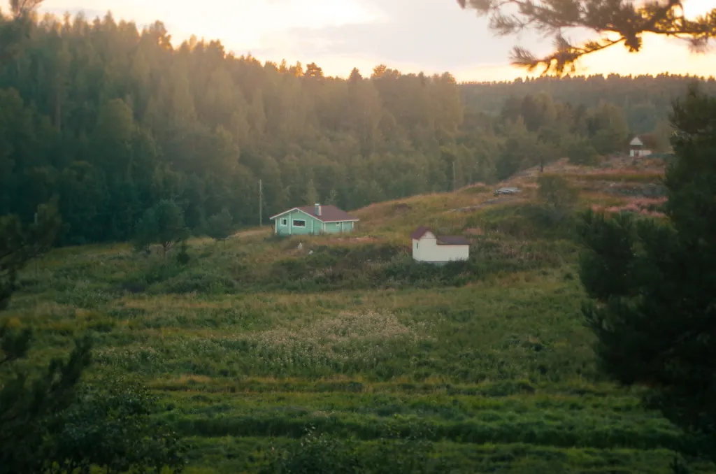 Домик с сауной и мангалом
