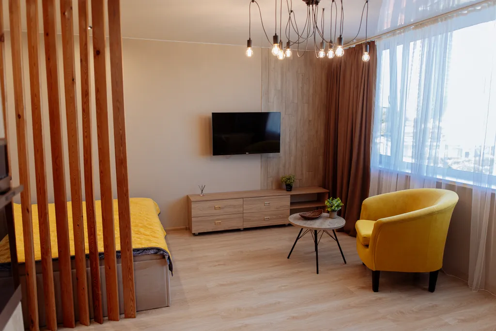 Уютная студия возле мостов города